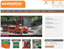 Tablet Screenshot of bauernfeind.cz