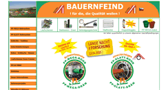 Desktop Screenshot of bauernfeind.co.at